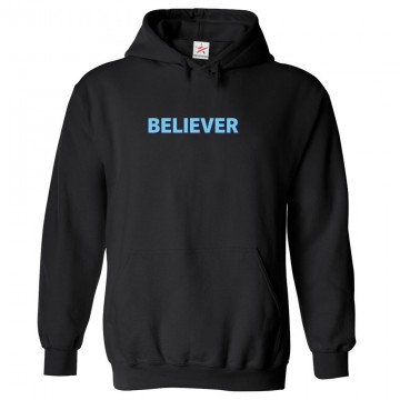 Believer Classic Unisex Religious Kids and Adults Pullover Hoodie